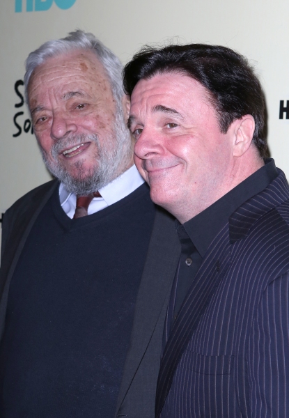 Stephen Sondheim and Nathan Lane   Photo