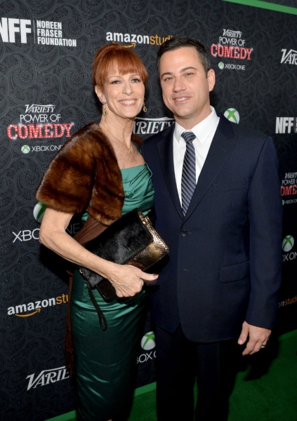 Noreen Fraser & Jimmy Kimmel  Photo