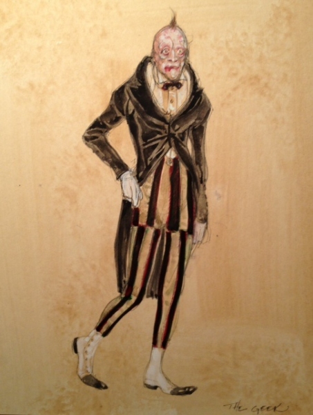 Photo Flash: First Look at Costume Sketches and Renderings of Re-Imagined SIDE SHOW at La Jolla 