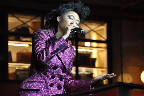 Photo Coverage: Rebecca Luker, Laura Osnes & More Perform at Macy's Christmas Windows Unveiling Image