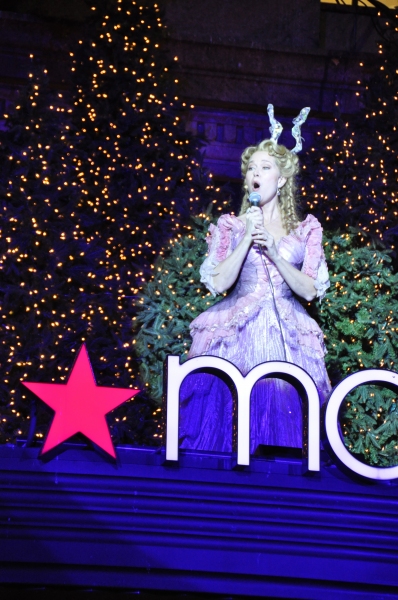 Photo Coverage: Rebecca Luker, Laura Osnes & More Perform at Macy's Christmas Windows Unveiling Image