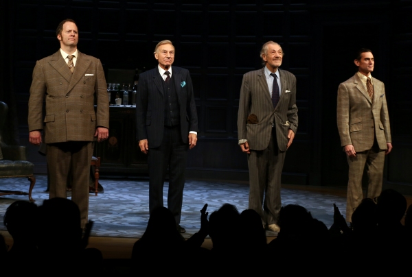 Photo Coverage: Ian McKellen, Patrick Stewart & More Take First Official Bow in NO MAN'S LAND Image