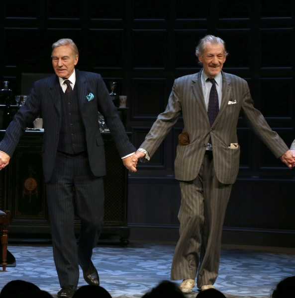 Photo Coverage: Ian McKellen, Patrick Stewart & More Take First Official Bow in NO MAN'S LAND Image