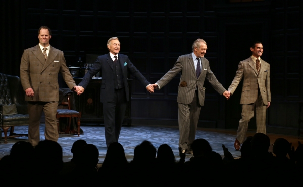 Photo Coverage: Ian McKellen, Patrick Stewart & More Take First Official Bow in NO MAN'S LAND Image