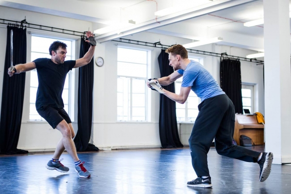 Photo Flash: In Rehearsal with Tom Hiddleston & More for Donmar Warehouse's CORIOLANUS Image