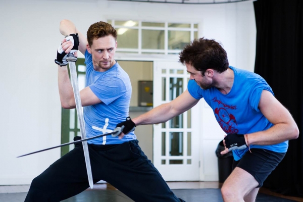Photo Flash: In Rehearsal with Tom Hiddleston & More for Donmar Warehouse's CORIOLANUS Image