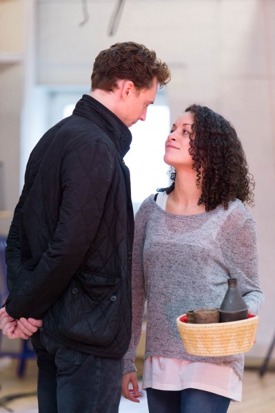 Photo Flash: In Rehearsal with Tom Hiddleston & More for Donmar Warehouse's CORIOLANUS Image
