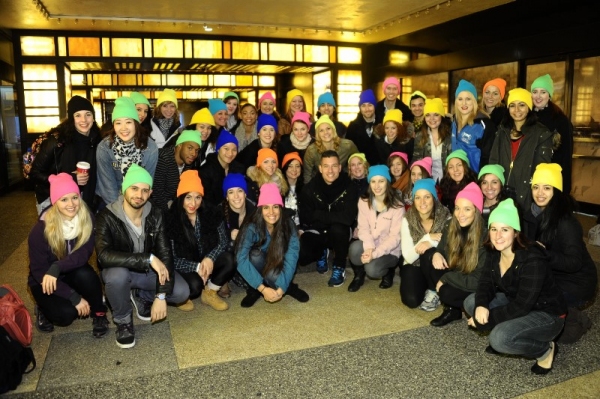 Photo Flash: Drama League Founding Supporters' Flash Mob Proposal in Times Square Image