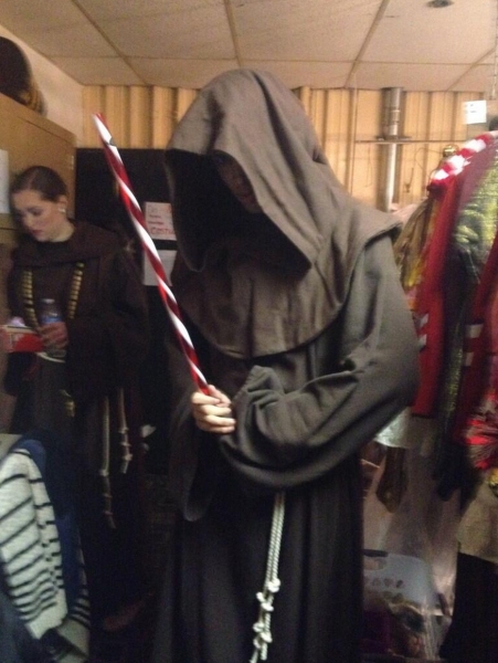 Photo Flash: Saturday Intermission Pics - Nov. 30 - Part 2 - THE PHANTOM OF THE OPERA Tour Cast Parades Paper Faces; Plus BIG FISH, CINDERELLA & More! Image