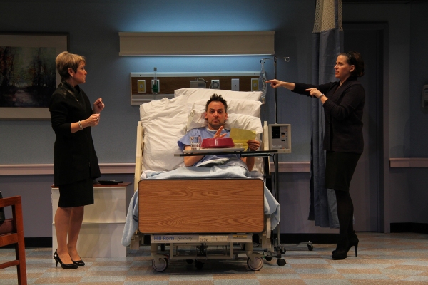 Naomi Jacobson (Rita), Marcus Kyd (Curtis), and Kimberly Gilbert (Lisa) Photo