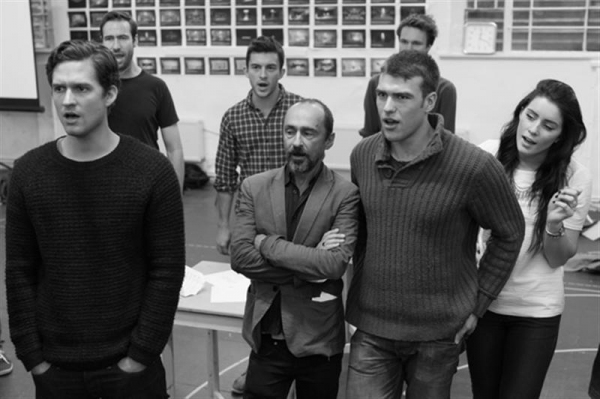 Photo Flash: In Rehearsal with DOCTOR WHO's Matt Smith & More for AMERICAN PSYCHO Image