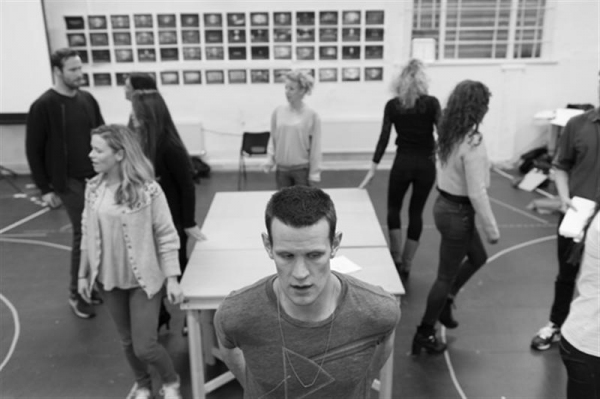 Photo Flash: In Rehearsal with DOCTOR WHO's Matt Smith & More for AMERICAN PSYCHO Image