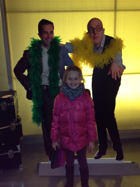 Exclusive Photo Flash: LITTLE MISS SUNSHINE's Hannah Nordberg Visits MURDER FOR TWO Image