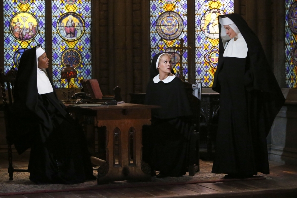 Audra McDonald as Mother Abbess, Carrie Underwood as Maria Photo