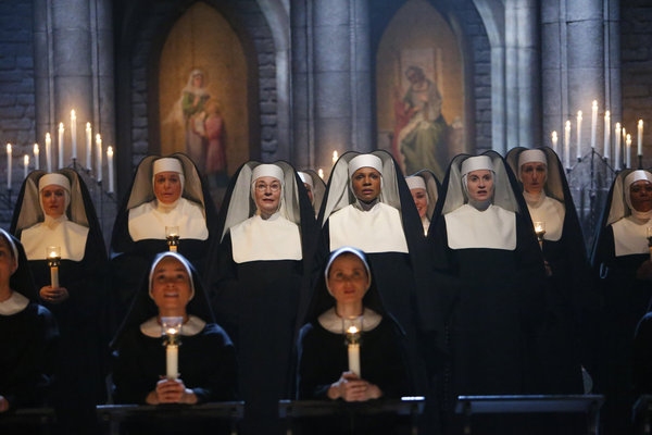 Jessica Molaskey as Sister Berthe, Audra McDonald as Mother Abess, Christiane Noll as Photo