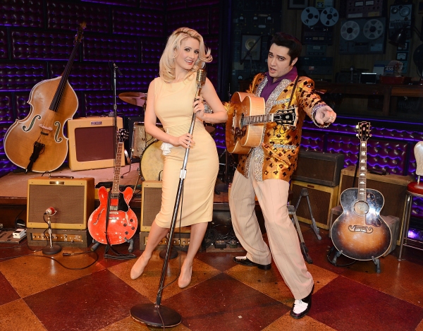 Photo Flash: Holly Madison Visits MILLION DOLLAR QUARTET in Las Vegas Image