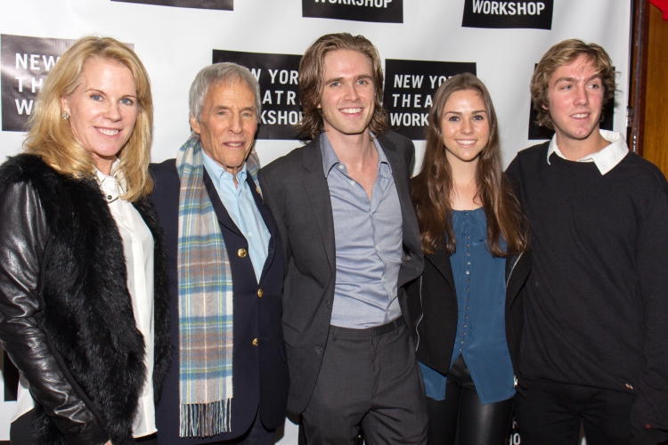 Jane Bacharach, Burt Bacharach, Kyle Riabko, Raleigh Bacharach, Oliver