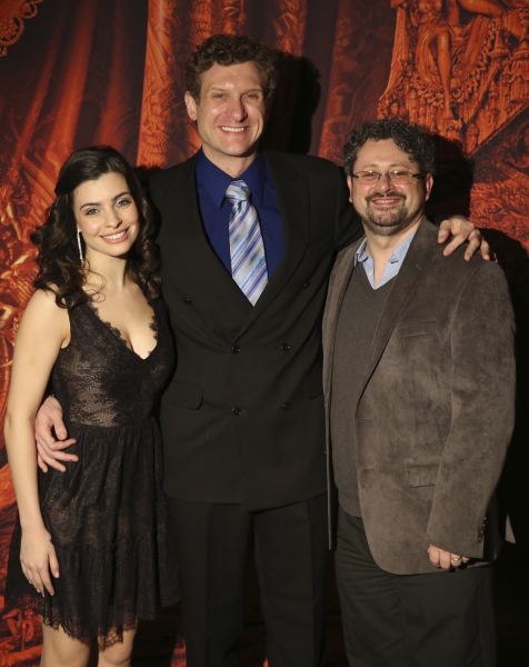 Julia Udine (Christine Daae), Mark Campbell (The Phantom) and Laurence Connor (Direct Photo