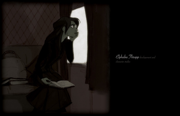 Photo Flash: WICKED As An Animated Film? Disney Artist Imagines Cartoon Elphaba, Glinda and More! Image
