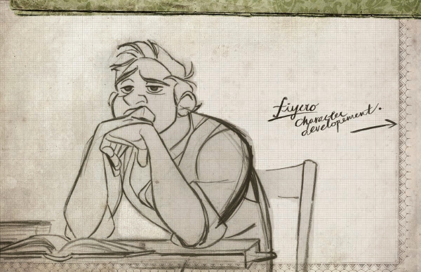 Photo Flash: WICKED As An Animated Film? Disney Artist Imagines Cartoon Elphaba, Glinda and More! Image