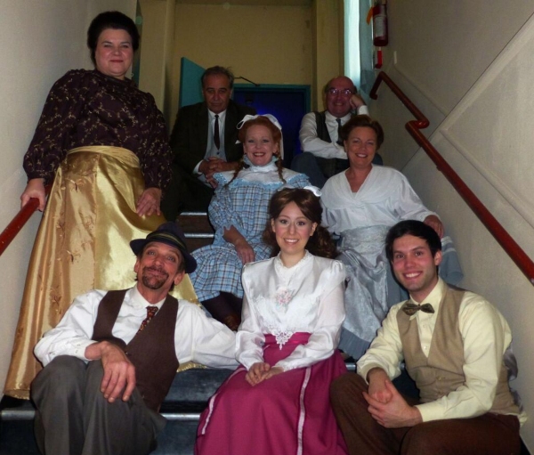 Photo Flash: Saturday Intermission Pics - Dec. 7 - Part 2 - Laura Osnes is 'One of the Guys' at CINDERELLA; Plus La Jolla's SIDE SHOW, 'PHANTOM' & EVITA Tours! Image
