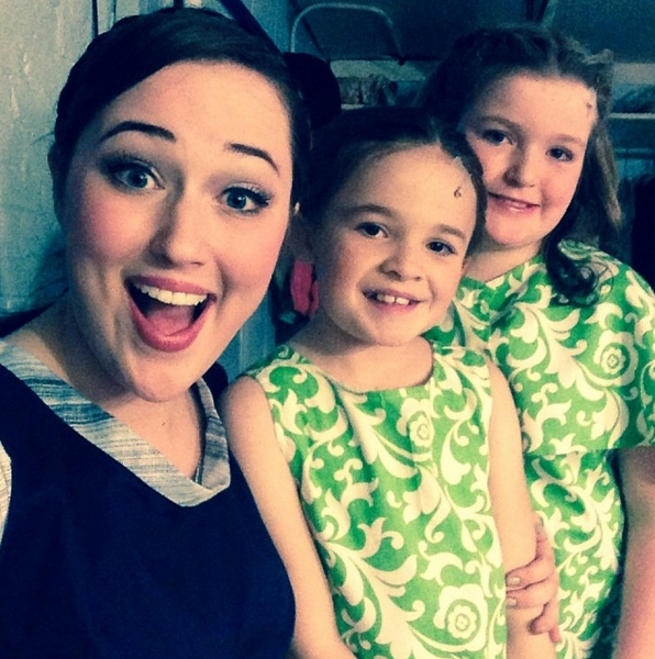 Photo Flash: Saturday Intermission Pics - Dec. 7 - Part 2 - Laura Osnes is 'One of the Guys' at CINDERELLA; Plus La Jolla's SIDE SHOW, 'PHANTOM' & EVITA Tours! Image