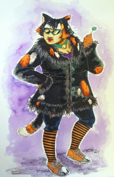 Photo Flash: Erik Teague's Costume Sketches for WNO's THE LION, THE UNICORN, AND ME Image