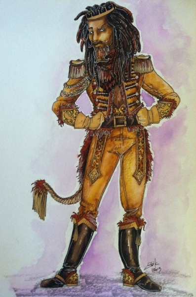 Photo Flash: Erik Teague's Costume Sketches for WNO's THE LION, THE UNICORN, AND ME Image