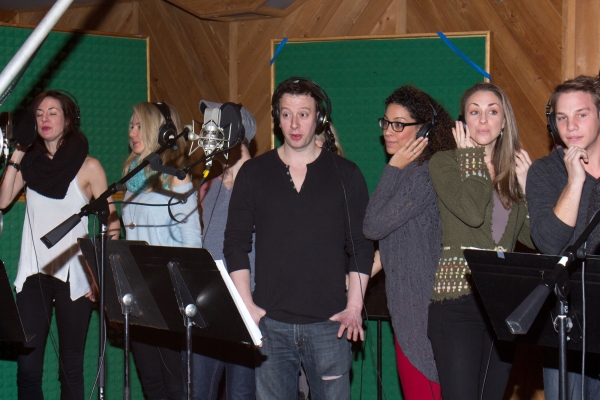 Photo Coverage: In the Recording Studio with Norbert Leo Butz, Kate Baldwin & the Cast of BIG FISH Image