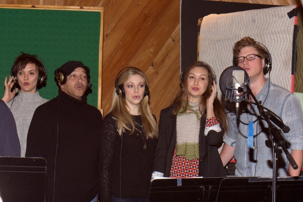 Photo Coverage: In the Recording Studio with Norbert Leo Butz, Kate Baldwin & the Cast of BIG FISH Image