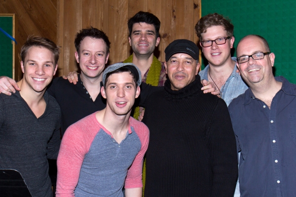 Photo Coverage: In the Recording Studio with Norbert Leo Butz, Kate Baldwin & the Cast of BIG FISH Image