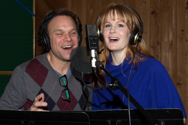 Photo Coverage: In the Recording Studio with Norbert Leo Butz, Kate Baldwin & the Cast of BIG FISH Image