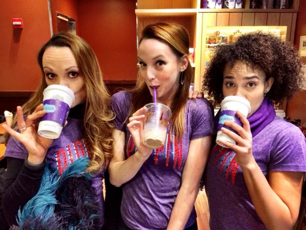 Photo Flash: PIPPIN's Sabrina Harper, Gabrielle McClinton & Bethany Moore Visit Coffee Bean & Tea Leaf Image