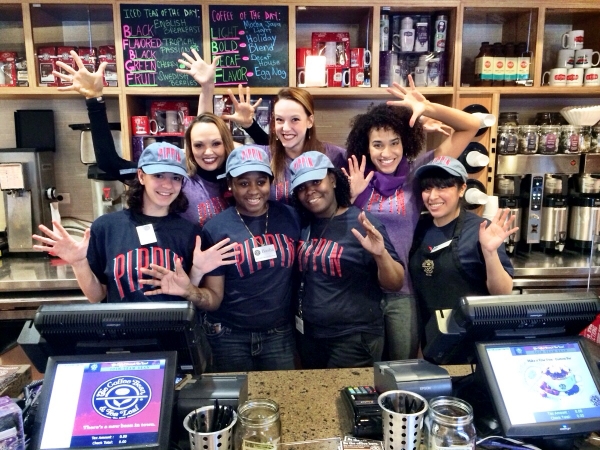 Photo Flash: PIPPIN's Sabrina Harper, Gabrielle McClinton & Bethany Moore Visit Coffee Bean & Tea Leaf Image