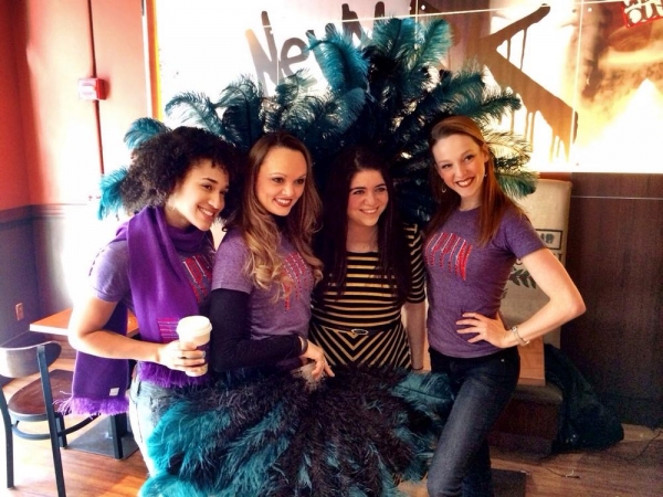Photo Flash: PIPPIN's Sabrina Harper, Gabrielle McClinton & Bethany Moore Visit Coffee Bean & Tea Leaf Image