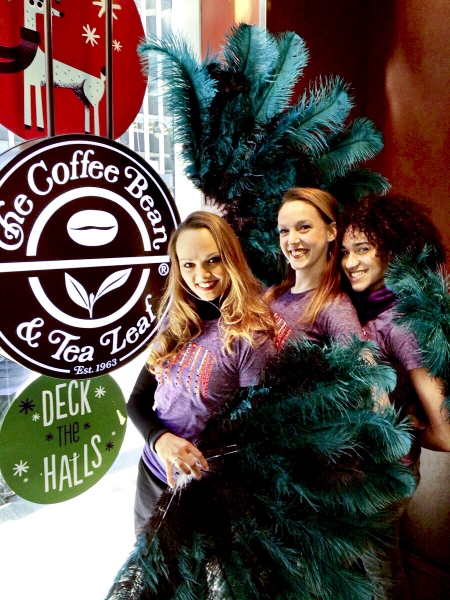Photo Flash: PIPPIN's Sabrina Harper, Gabrielle McClinton & Bethany Moore Visit Coffee Bean & Tea Leaf Image