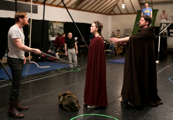 Photo Flash: First Look at Rehearsals for A.R.T.'s THE HEART OF ROBIN HOOD Image