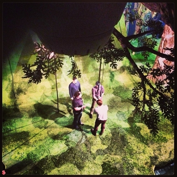 Photo Flash: First Look at Rehearsals for A.R.T.'s THE HEART OF ROBIN HOOD Image