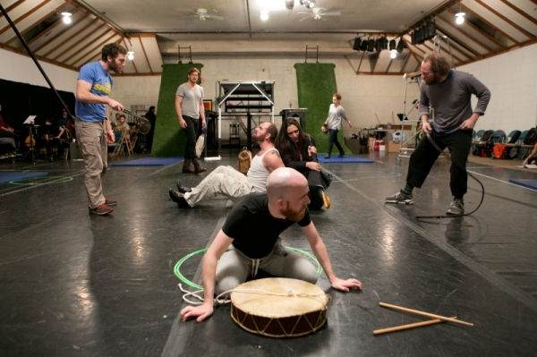 Photo Flash: First Look at Rehearsals for A.R.T.'s THE HEART OF ROBIN HOOD Image