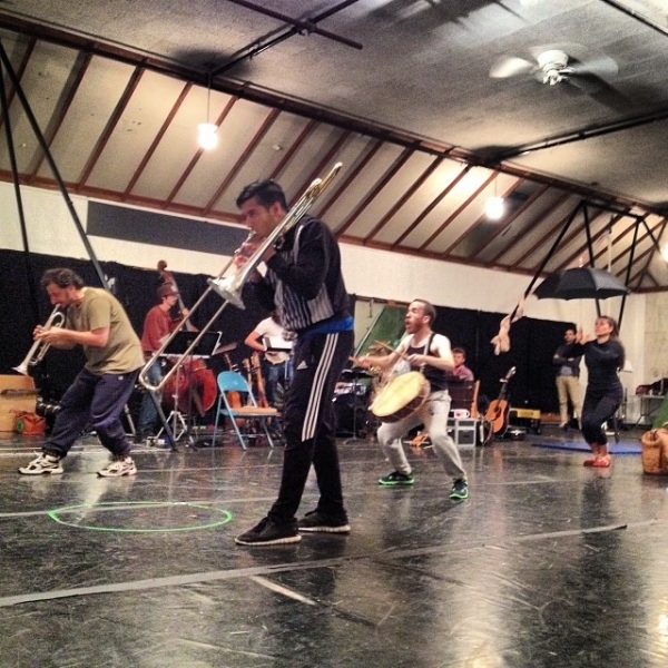 Photo Flash: First Look at Rehearsals for A.R.T.'s THE HEART OF ROBIN HOOD Image