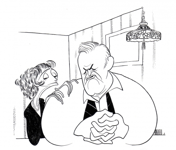 Photo Flash: Marlon Brando, Arthur Miller & More Immortalized by Hirschfeld; First Look at NYPL's THE LINE KING Exhibit! 