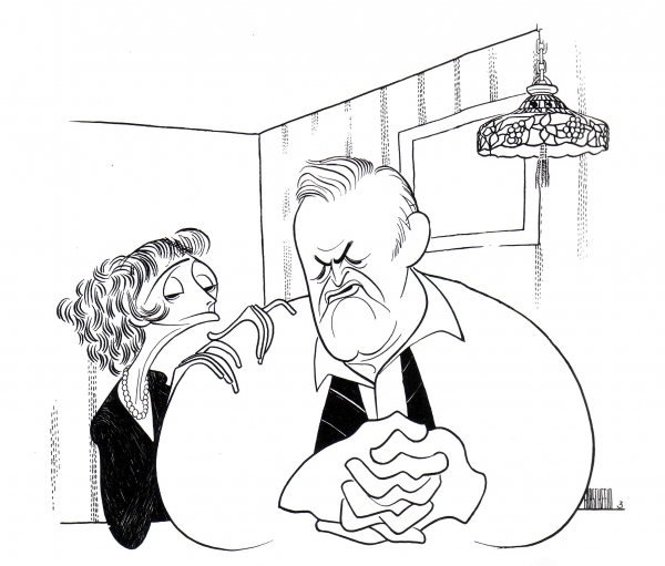 Photo Flash: Marlon Brando, Arthur Miller & More Immortalized by Hirschfeld; First Look at NYPL's THE LINE KING Exhibit! Image