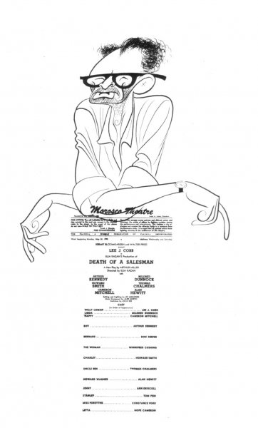 Photo Flash: Marlon Brando, Arthur Miller & More Immortalized by Hirschfeld; First Look at NYPL's THE LINE KING Exhibit! Image