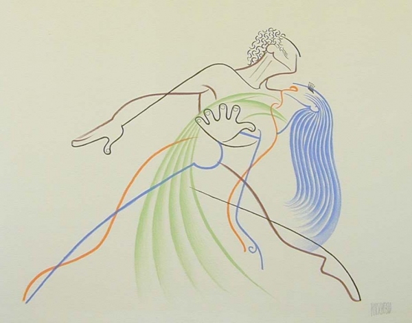 Photo Flash: Marlon Brando, Arthur Miller & More Immortalized by Hirschfeld; First Look at NYPL's THE LINE KING Exhibit! Image