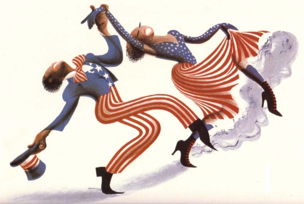 Photo Flash: Marlon Brando, Arthur Miller & More Immortalized by Hirschfeld; First Look at NYPL's THE LINE KING Exhibit! Image