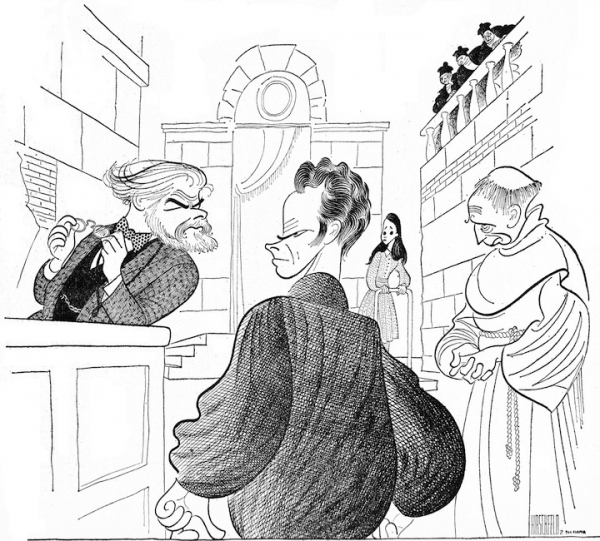 Photo Flash: Marlon Brando, Arthur Miller & More Immortalized by Hirschfeld; First Look at NYPL's THE LINE KING Exhibit! Image