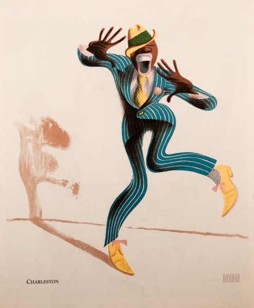 Photo Flash: Marlon Brando, Arthur Miller & More Immortalized by Hirschfeld; First Look at NYPL's THE LINE KING Exhibit! Image