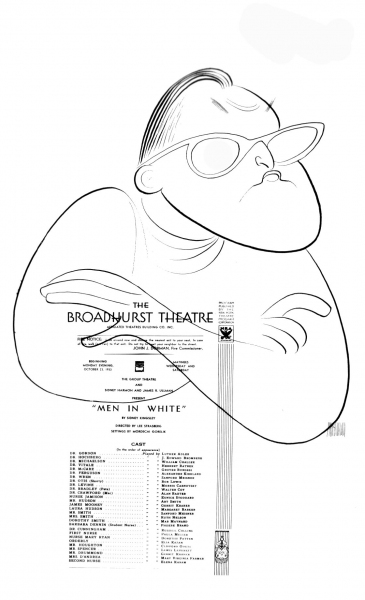 Photo Flash: Marlon Brando, Arthur Miller & More Immortalized by Hirschfeld; First Look at NYPL's THE LINE KING Exhibit! Image