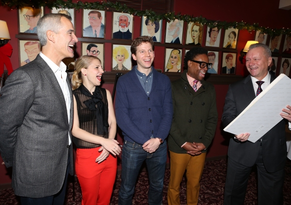 Photo Coverage: KINKY BOOTS' Billy Porter, Stark Sands, Annaleigh Ashford & Jerry Mitchell Unveil Sardi's Portraits! Image