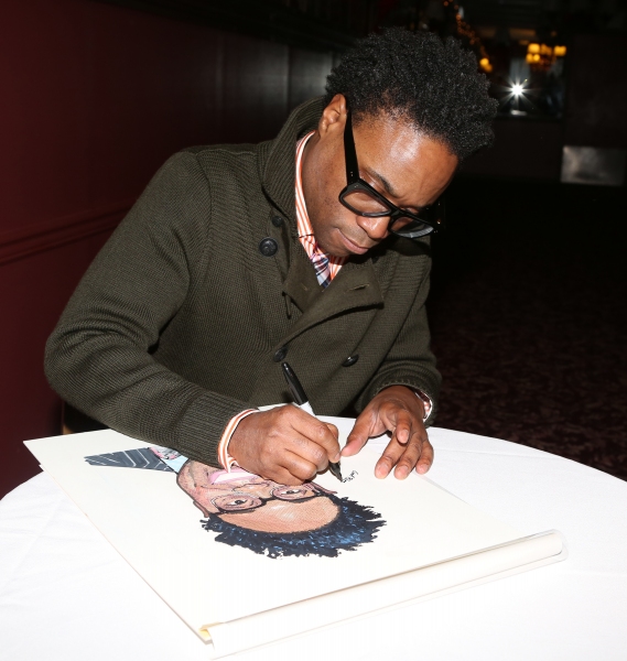 Photo Coverage: KINKY BOOTS' Billy Porter, Stark Sands, Annaleigh Ashford & Jerry Mitchell Unveil Sardi's Portraits! Image